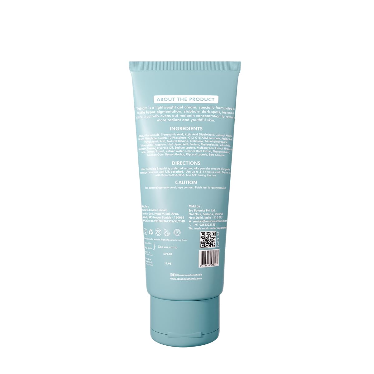 Conscious Chemist® Berry Bright Pore Refining Brightening Face Wash & Pigmentation Corrector Lightweight Gel Cream | Flawless Complexion Combo For Pore Management & Dark Spot Removal | Pack of 2