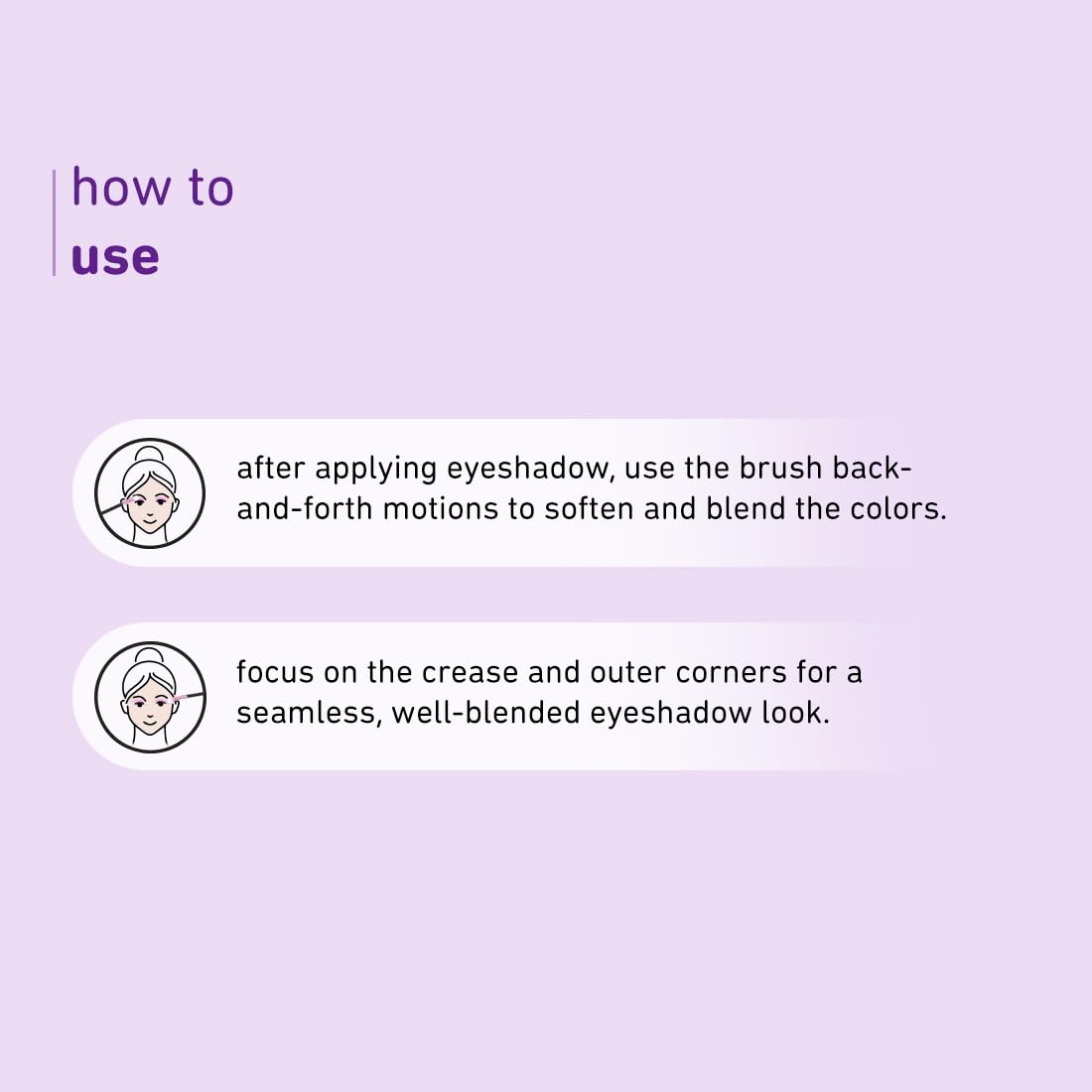 Plum Soft Blend Foundation Brush | Ultra-soft Bristles | Flawless Application | Easy Pick-up | 01