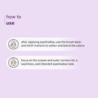 Plum Soft Blend Foundation Brush | Ultra-soft Bristles | Flawless Application | Easy Pick-up | 01