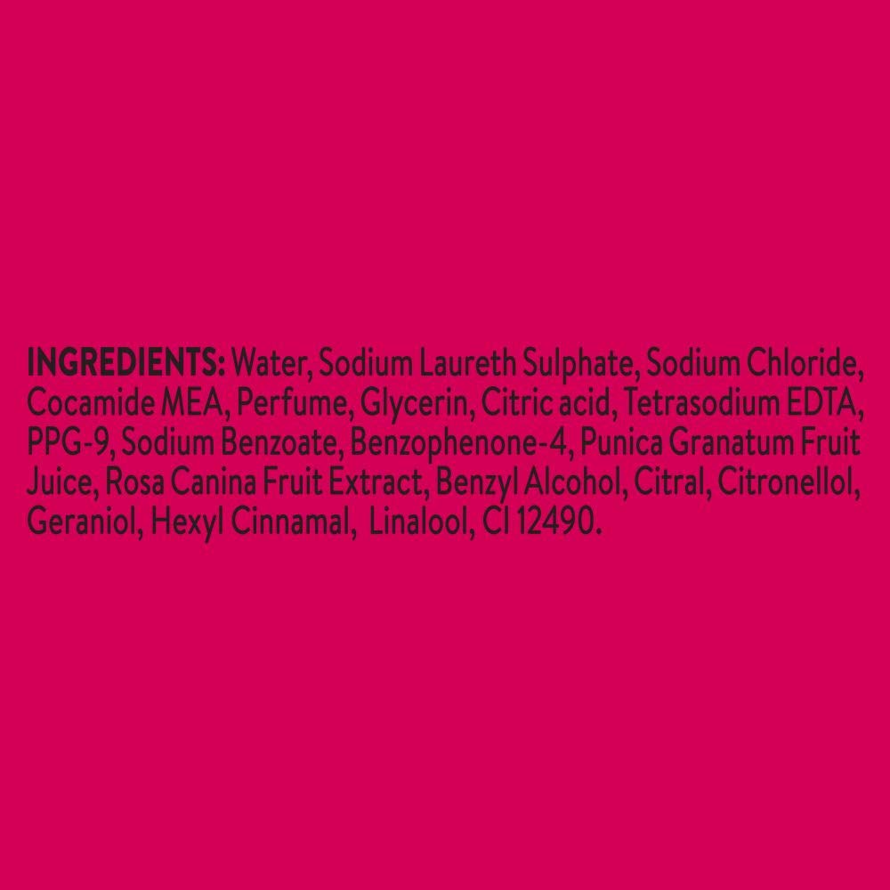 Pears Naturale Brightening Pomegranate Body Wash 250 ml|| 100% Natural Ingredients|| Liquid Shower Gel with Glycerin for Glowing Skin - Paraben Free