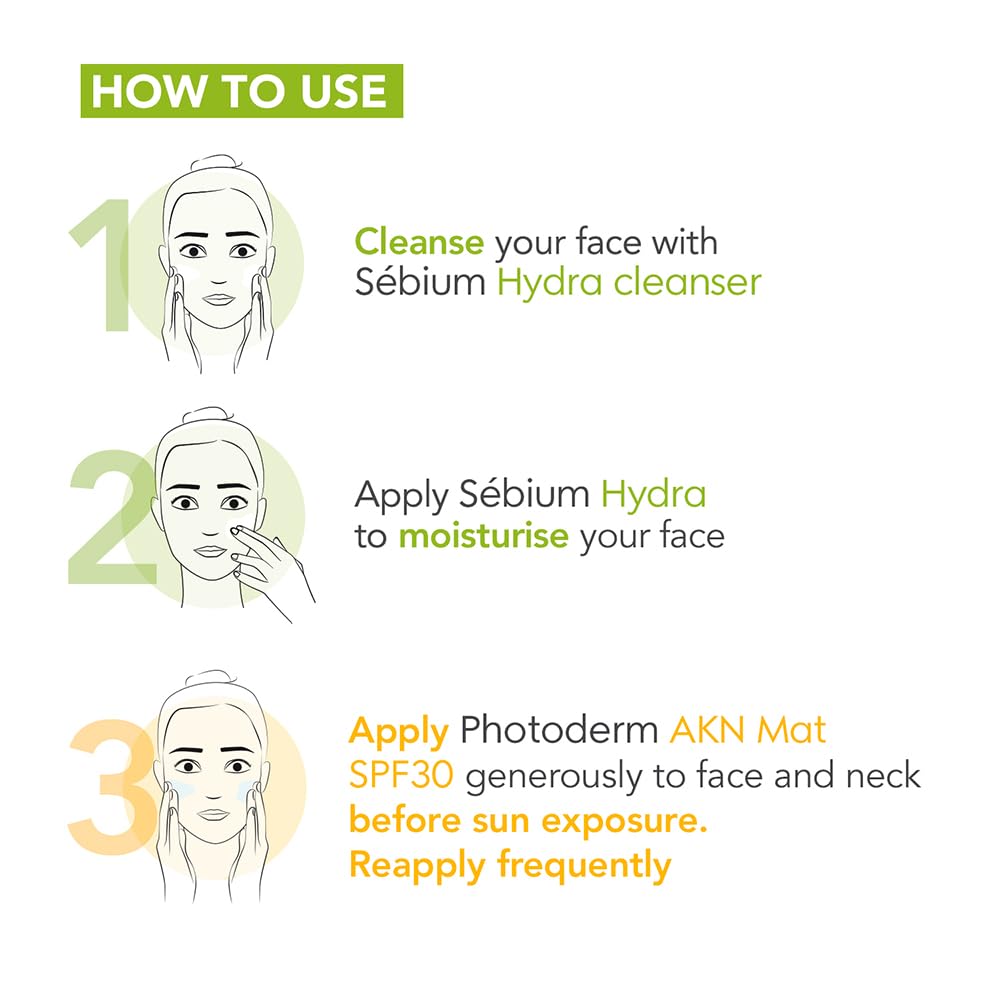 Bioderma Sebium Hydra Cleanser with Glycerin | Friction-Less Cleansing | 24H Comfort and Hydration | Acne Prone Sensitive Skin, 200 ml