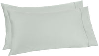 Aware 100% Organic Cotton 300 Thread Count Pillowcase Set, Sage Green, Standard, 2 Pack, 32