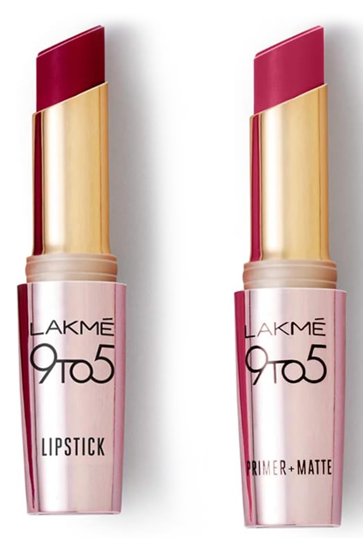 Lakmé Lip Color Deep Wine (Matte) & Lip Color Maroon Mix (Matte)