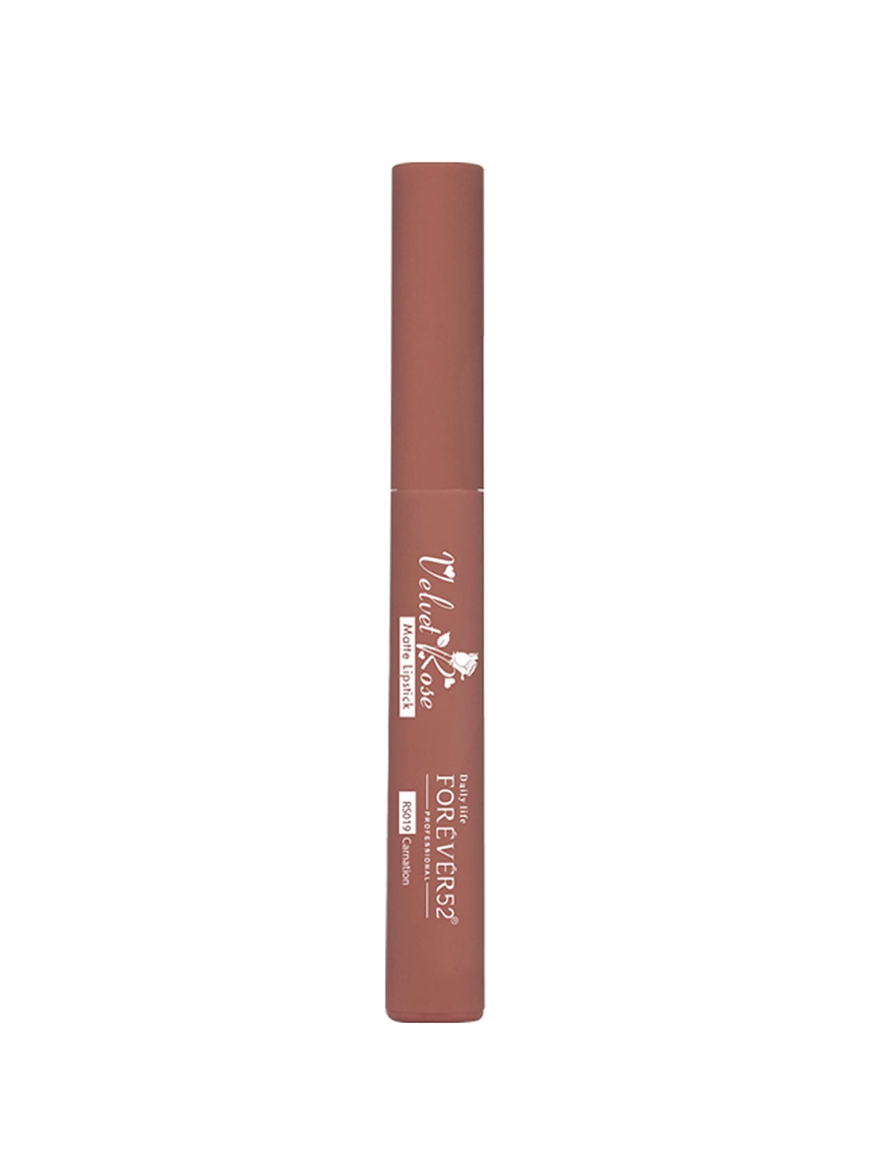 Forever52 Daily Life Velvet Rose Matte Long Lasting Crayon Lipstick (Enriched With Rose Oil) Hydrating And Long-Lasting Lip Color Bold And Silky Matte Finish Look - Rs019