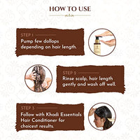 Khadi Essentials Bhringraj Shampoo For Women & Men With Amla For Dry And Frizzy Hair, Sulphate And Paraben Free - 200ml