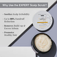 Bare Anatomy Scalp Scrub with Natural AHAs, Coconut & Sugar | Get Up To 99% Dandruff Reduction | Dandruff Remover | Oily Scalp Exfoliator Hair Scrub | Sulphate & Paraben Free | For Women & Men | 250g