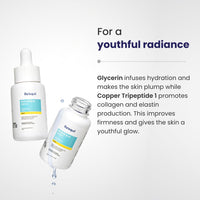 RE' EQUIL Pitstop Blue Copper Peptide Serum, Repairs Acne Scars & Pitted Marks, Evens Skin Tone & Reduces Blemishes, For All Skin Types, 25 Ml