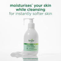 simple Active Skin Barrier Care Replenishing Cream Face Cleanser 150Ml For Dry, Sensitive Skin, With 11% Ceramide Boosters, Hyaluronic Acid & Glycerin |For Women & Men