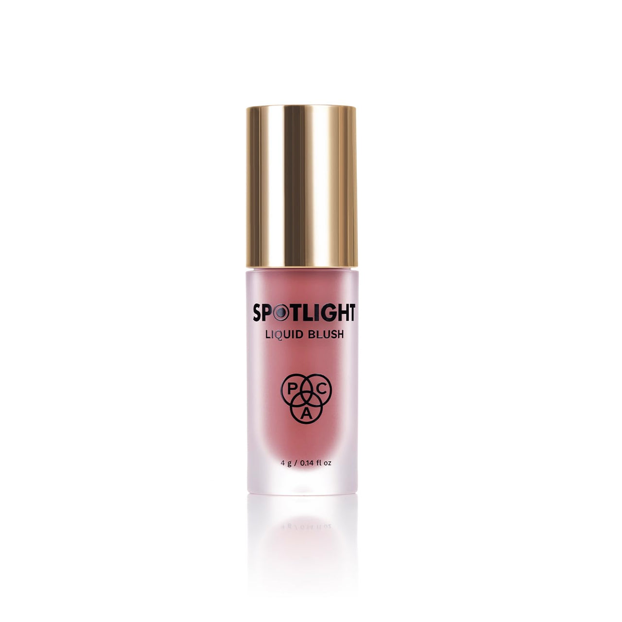 PAC Spotlight Liquid Blush for Cheeks | Highly Pigmented Long Lasting Dewy Finish | Lightweight Buildable & Blendable Formula | Suitable for All Skin Types | Dusty Pink - 4ml