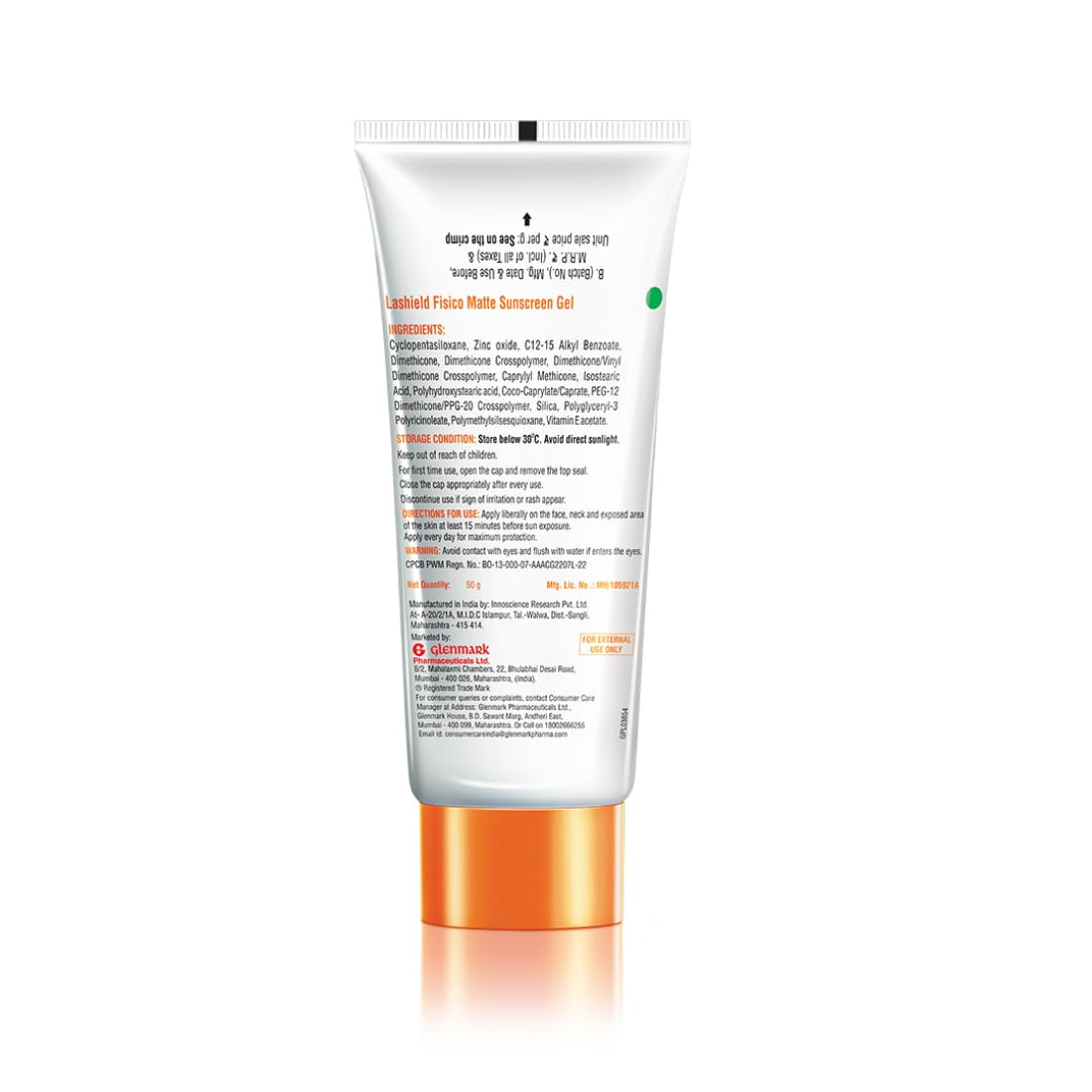 La Shield Fisico SPF 50 PA+++ Mineral Sunscreen | Water Resistant Upto 8 hours | Chemical filter free | Non-greasy | Lightweight | No White Cast | Broad spectrum | Dermatologist Prescribed | For Sensitive skin |50g