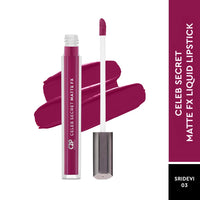 C2P Pro Liquid Lipstick Waterproof Matte Orange Lipsticks for Women | Long Lasting Smudge Proof | Infused with Argan Oil, Vitamin E | Cruelty Free, Vegan - Celeb Secret (Liquid Lipstick Sridevi, 2 ml)