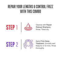 Schwarzkopf Professional Bc Keratin Smooth Perfect Treatment, Purple, 200 ml & Professional Bc Peptide Repair Rescue Micellar Shampoo for Dull Hair, Red, 8.4 Fl Oz