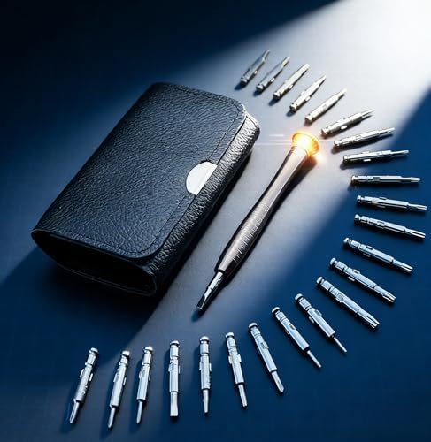 Precision Screwdriver Kit,24 - in - 1 Repair Tool Set with Storage Bag for Electronics, Phone, Computer, Game Console, Watch, Eyeglasses & Household Items