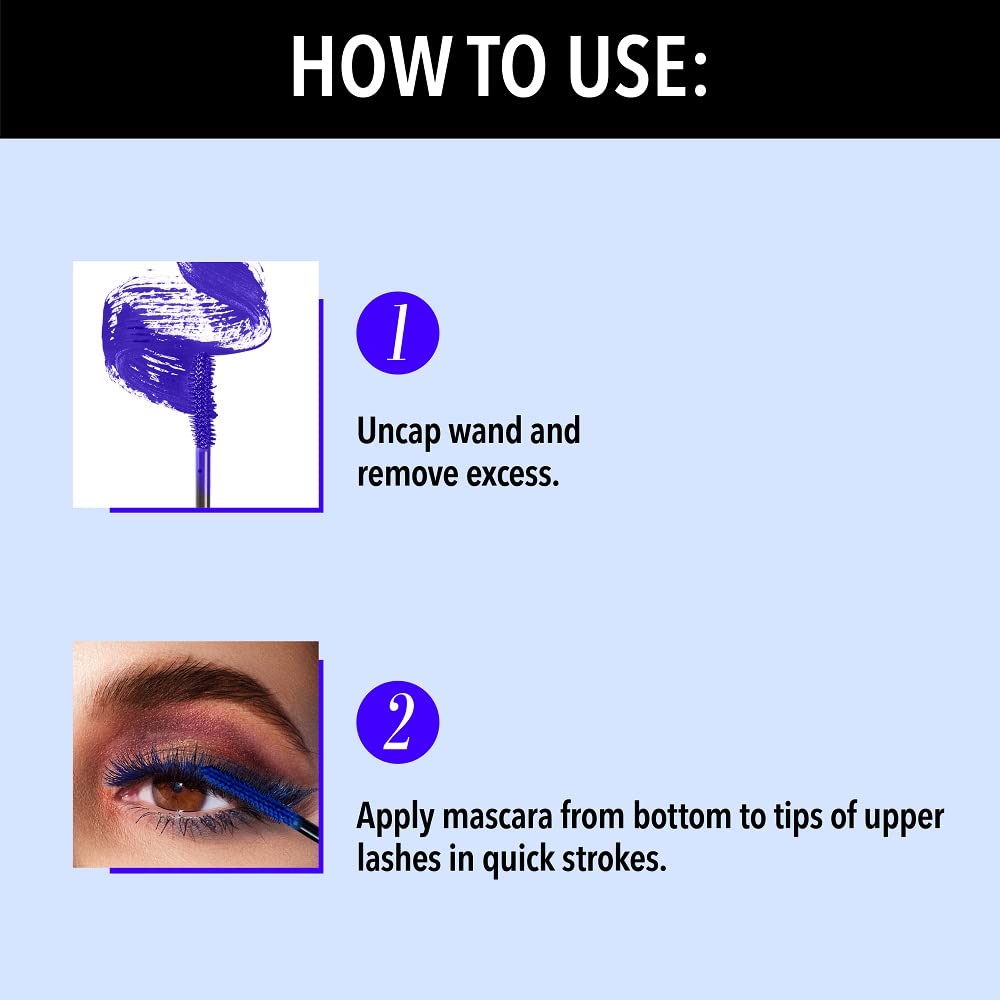 Blue Heaven Lash Twist Curling Mascara Waterproof Blue | Quick Dry | No Clumping | Long Lasting Mascara for Women | 12ml