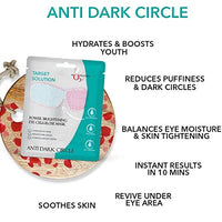 O3+ Facialist Dtan Face Sheet Mask (30g) & O3+ Power Brightening Eye Cellulose Mask for Collagen Whitening Moisturizing Under Eye Dark Circle Remover sheet mask (Single use only) 5G Combo