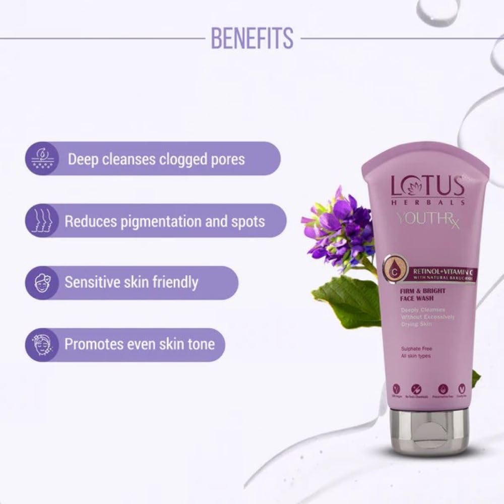 Lotus Herbals YouthRx Firm & Bright Cream_50g + Night Cream_50g +Face Wash_100g + Face Serum_30g (Set Of 4)