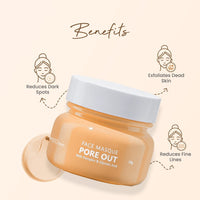 Earth Rhythm Pore Out Face Masque with Pumpkin Enzymes - 50 GM | Exfoliate Dead Skin Cells, Fades Dark Spots, Reduce Fine Lines