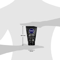 Nivea Roll-On Deodorant, Cool Kick for Men, 50ml And Face Wash, Deep Impact Intense Clean for Men, 100g