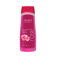 Jovees Herbal Rose Body Wash For Softer, Smoother Skin With Rose Petals, Chamomile & Green Tea Ext | Shower Gel for Dry, Rough & Bumpy Skin With Long Lasting Fragrance 300ml