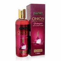 INDUS VALLEY 100% Organic Onion Shampoo With Conditioner Best Defence For Hair Fall- With No Paraben & Sulfate (200ml)