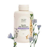 Sacred Grove Gentle Hair Shampoo | For Volume & Bounce | 3 Raw Herbs and 6 plant-derived actives | For Rough, Dry, Dull Hair | Sulphate & Paraben free | 250ml