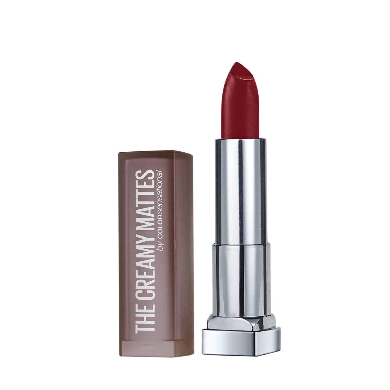 Maybelline New York Color Sensational Creamy Matte Lipstick, 696 Burgundy Blush, 3.9g and Maybelline New York Color Sensational Creamy Matte Lipstick, 695 Divine Wine, 3.9g