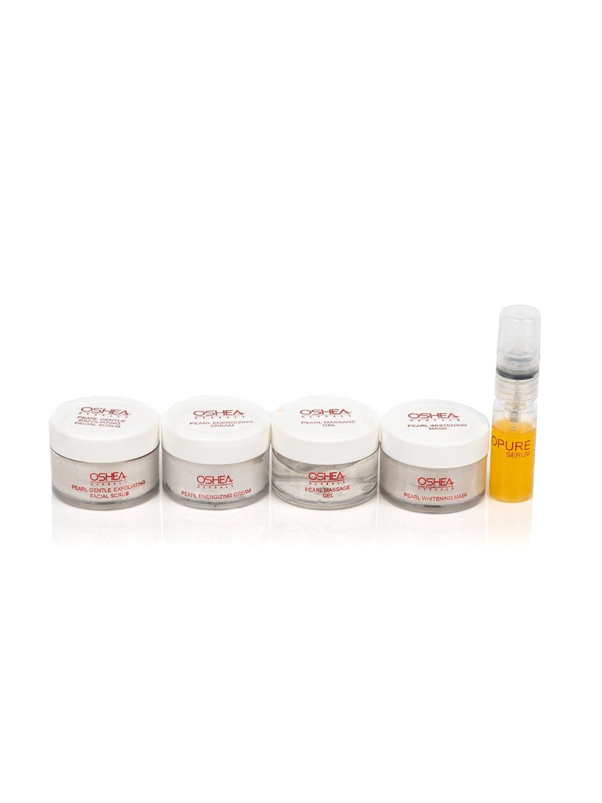 Oshea Herbals Pearl Skin Whitening Therapy Facial Kit for All Skin Types | Nourishes & Revitalizes with Instant Glow 64g