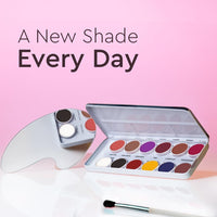 C2P Pro 12 Shades Pop Lipstick Palette Coral Crush 42g | Matte Creamy Lip Color Kit for Women | Waterproof Smudge-Proof Long Lasting Highly Pigmented Lip Makeup Palette