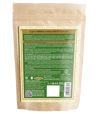 Khadi Natural Organic Amla & Hibiscus Powder Combo | Nourishing Hair Formula for Strength | Provides shine & Natural Color - (200gm x 2)