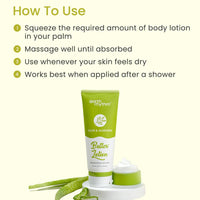 Earth Rhythm Olive & Aloe vera Butter Body Lotion | Deeply Nourishes, Soothes Skin & Intensely Hydrates | Body Lotion for Winter | for All Skin Type | Men & Women – 200 ml