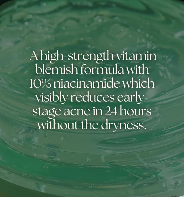 BiE Calm Your Zits Anti-Acne Gel for Spot Correction and Pimple Marks with Tea Tree Oil, Niacinamide & Japanese Root Extract | Reduces Blemishes | Balances Oil | 20g