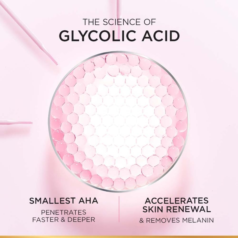 L’Oréal Paris Glycolic Bright Daily Foaming Facial Cleanser, Daily Glowing Facial Cleanser 100ml + L'Oreal Paris Glycolic Bright Glowing Day Cream Reveals Glowing skin, 15ml (2 ITEM IN SET)