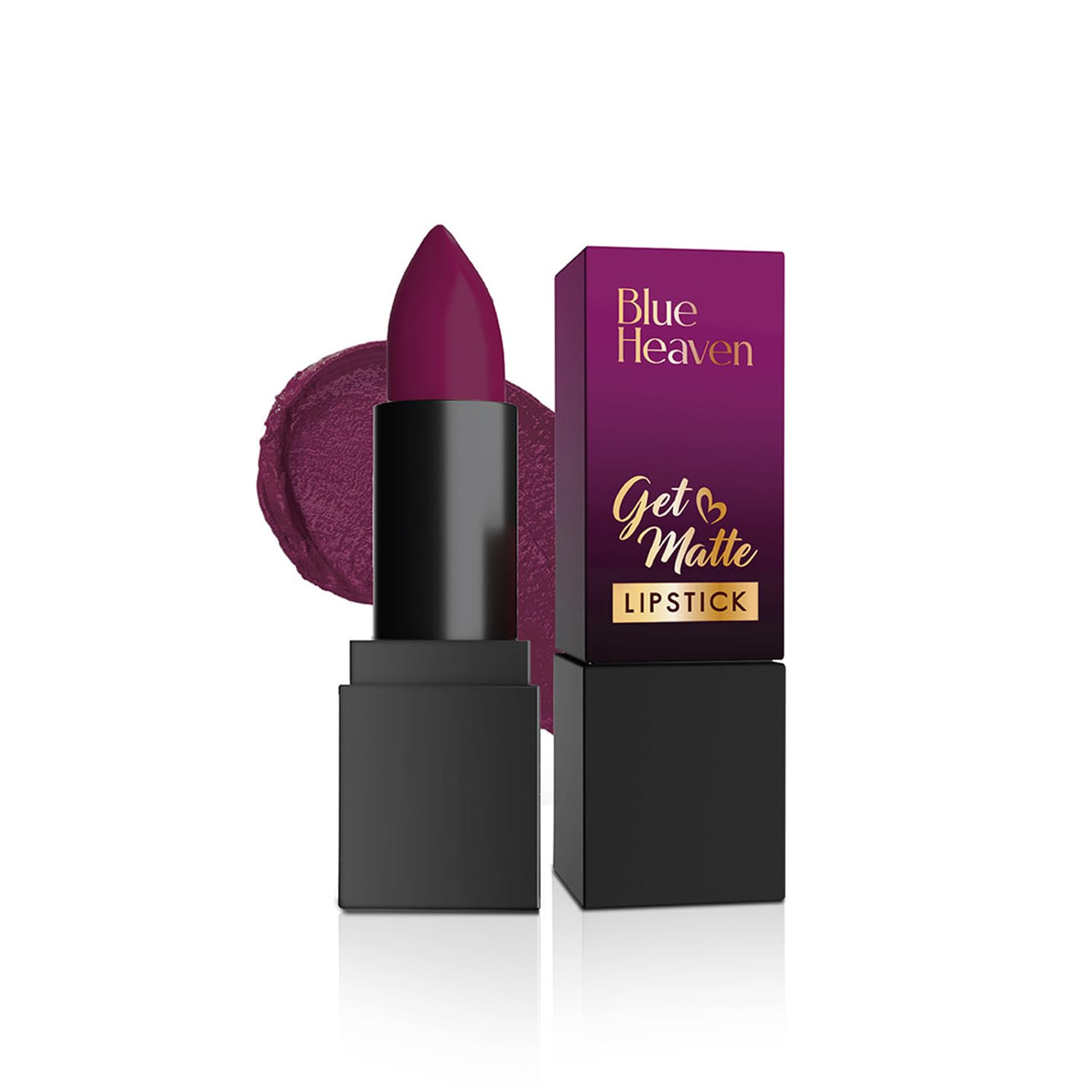Blue Heaven Get Matte Lipstick | Soft Matte Finish and Lightweight Formula | Intense Pigment | Long-Lasting Lipsticks For Women | 503 | 4GM