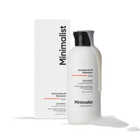 Minimalist Anti-Dandruff Shampoo | With Salicylic Acid, Climbazole & Piroctone Olamine | Remove Flakes, Soothes Itchy Scalp & Reduces Dandruff | Sulphate-Free | Fragrance-Free | Suitable for All Hair Types | For Men & Women | 200 ml