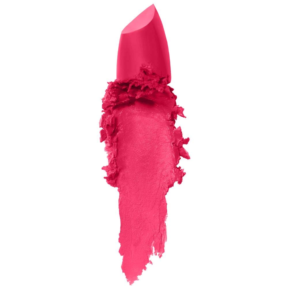 Maybelline New York Color Sensational Creamy Matte Lipstick, 691 Rich Ruby, 3.9g and Maybelline New York Color Sensational Creamy Matte Lipstick, 630 Flaming Fuchsia, 3.9g
