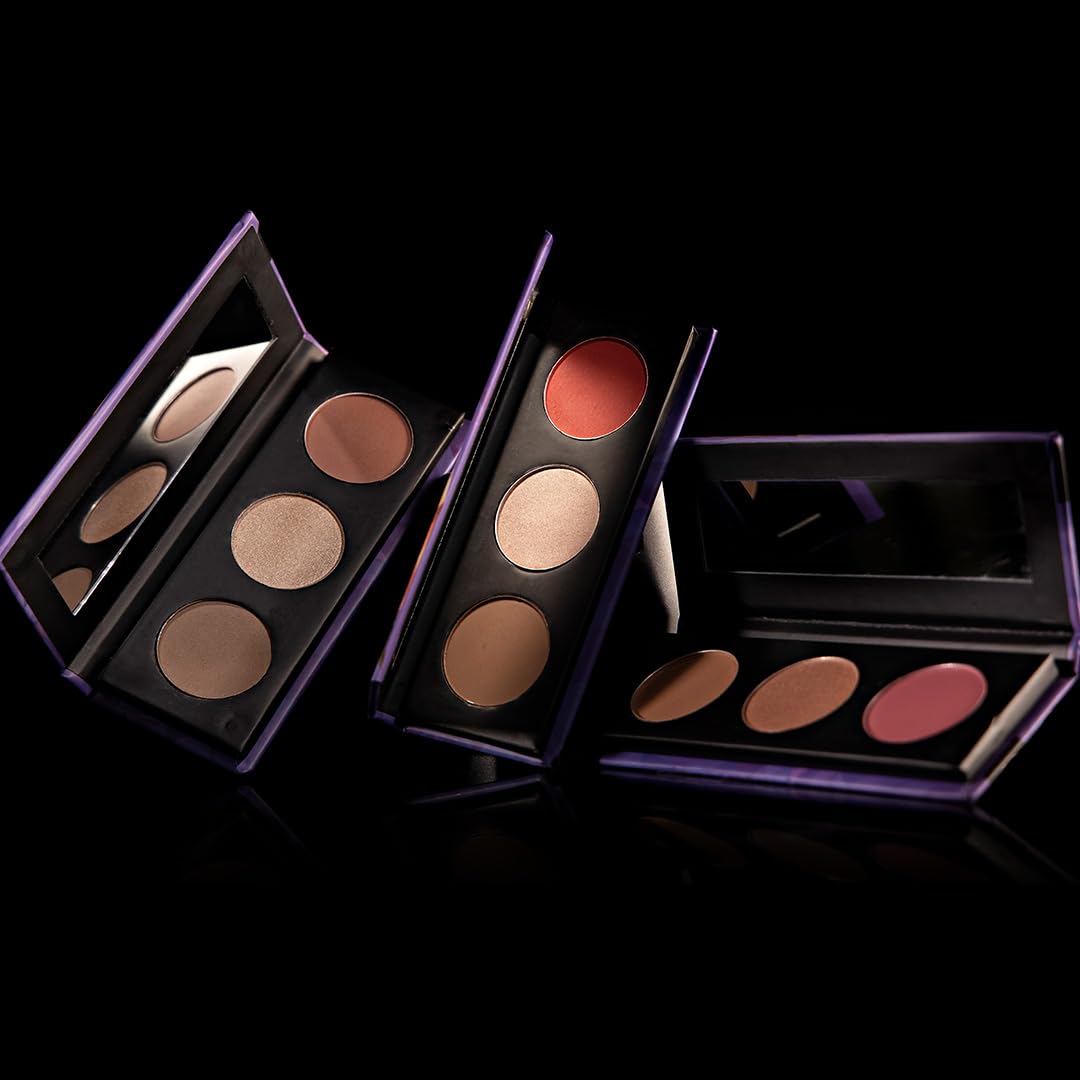 SUGAR Cosmetics - Contour De Force - Face Palette with Lightweight Blush, Highlighter And Bronzer - 03 Fierce Feat - Long Lasting Contour Blush Palette