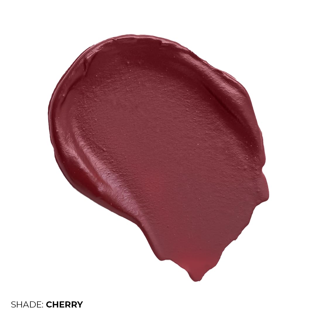 Fae Beauty Lip Whip 12Hr Comfortable Matte Liquid Lipstick | Long Wear | Non Drying | Soft Mousse Smudgeproof Formula | Vegan | Enriched with Vitamin E and Cherry Coffee - Cherry
