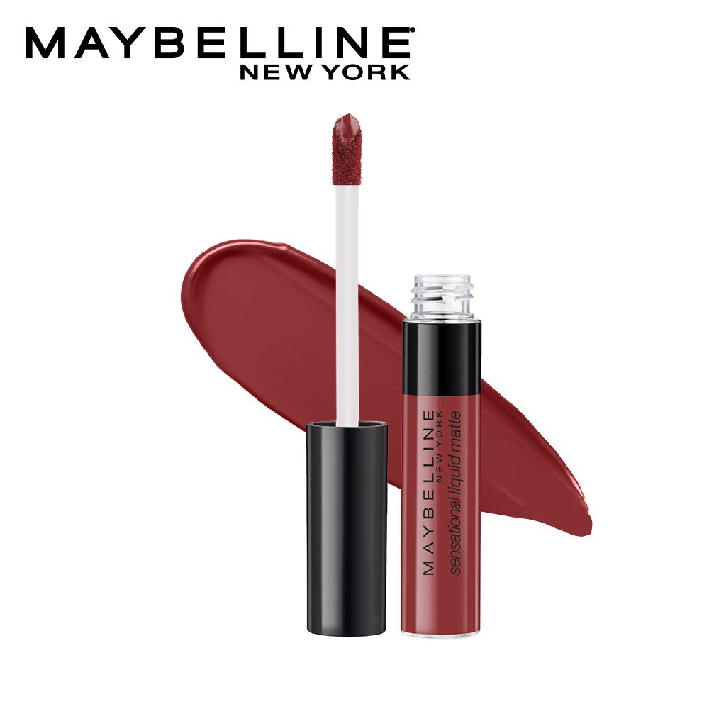 Maybelline New York Sensational Liquid Matte Lipstick 11, Made Easy, 7G. and Sensational Liquid Matte Lipstick, Soft Wine, 7 g
