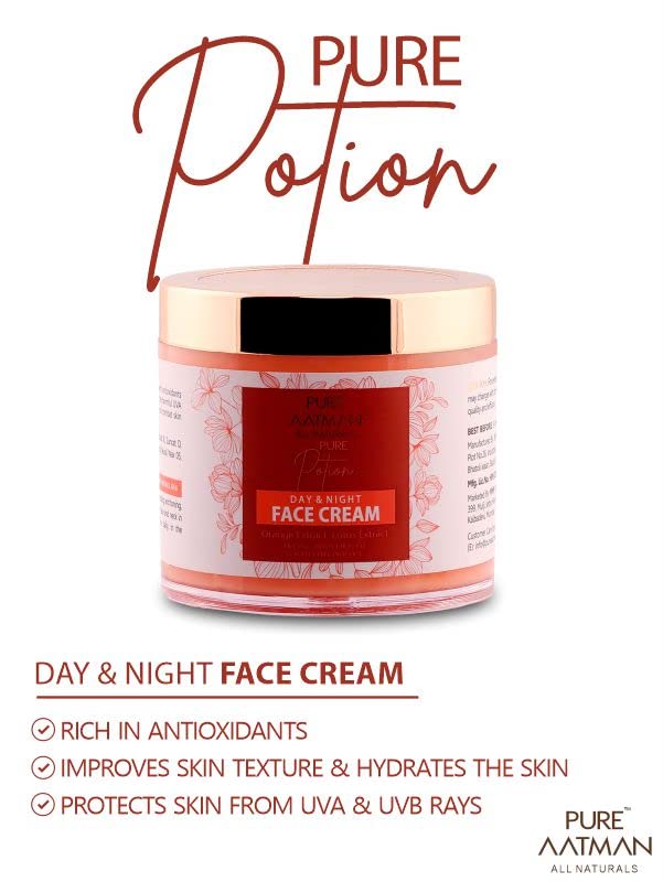 PURE AATMAN Women & Men Pure Potion Day & Night cream For Glowing Skin 100g With Moistmist Softening Face Cleanser (Face reviving kit) (Combo Pack Of -2)