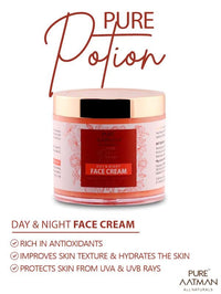 PURE AATMAN Women & Men Pure Potion Day & Night cream For Glowing Skin 100g With Moistmist Softening Face Cleanser (Face reviving kit) (Combo Pack Of -2)