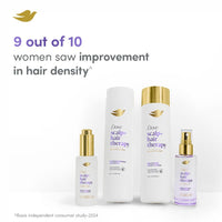 Dove Scalp + Hair Therapy Sulphate Free Density Boost Strengthening Shampoo With Niacinamide And Zinc-Peptides For Visibly Denser Hair, 270 g