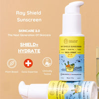 Little Rituals Natural Organic Baby SUNSCREEN Lotion Daily Use for Baby & Kids (0-15 years), SPF 50 PA++++ UVA/UVB/IR + DIGITAL Wi-Fi & Bluelight Protection| Hypoallergenic| SWISS Technology | 30 gm