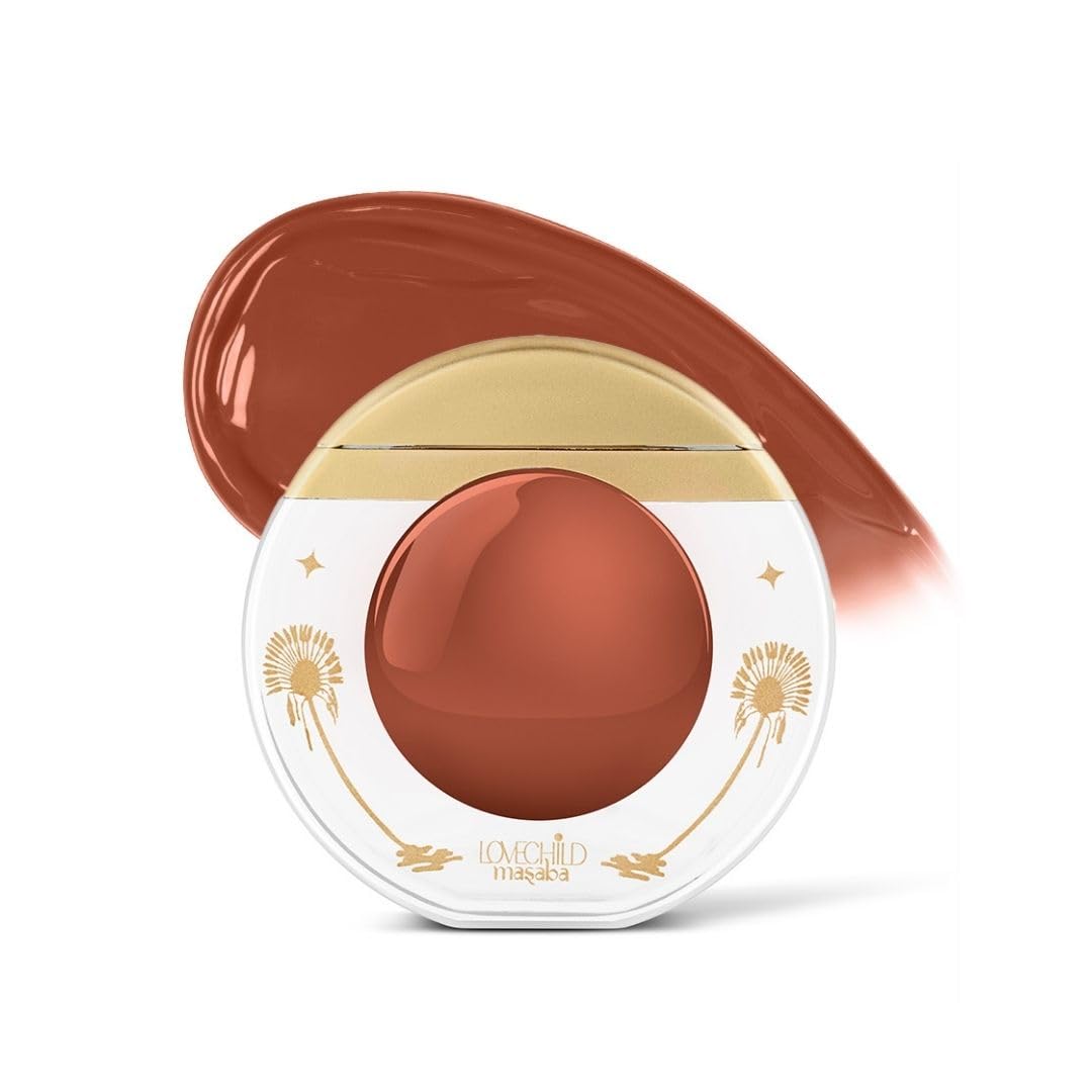 LoveChild Masaba Quench Tint, 3-in-1 Lip, Cheek & Eye Tint, Brown Bite (Nude Brown) Hydrating, Multipurpose Makeup, Lightweight, Blendable Color with Niacinamide & Hyaluronic Acid, 12 g