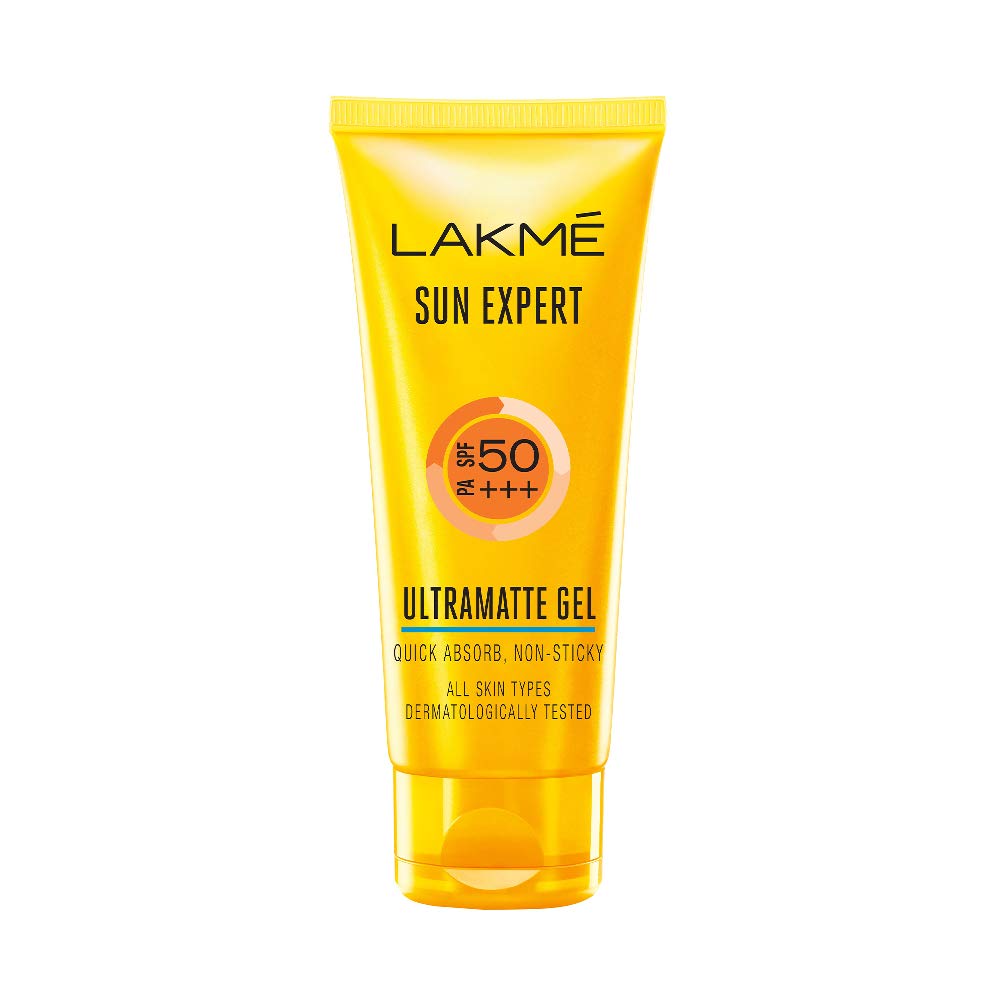 Lakmé Sun Expert SPF 50 PA+++ Ultra Matte Gel Sunscreen for All Skin types, Blocks Upto 97% Harmful Sunrays, 100 g & Lakmé Sun Expert Tinted Cream Sunscreen 50 SPF, 100g