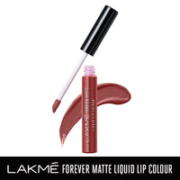 Lakmé Forever Matte Liquid Lip Color - 34 Brown Sheer & Lakmé Forever Matte Liquid Lip Colour Combo