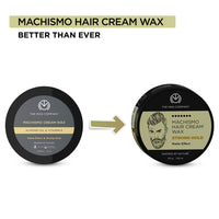 The Man Company Machismo Stronghold Hair Wax for Men | Stylish Matte Finish with Volume | Non Sticky - 100gm