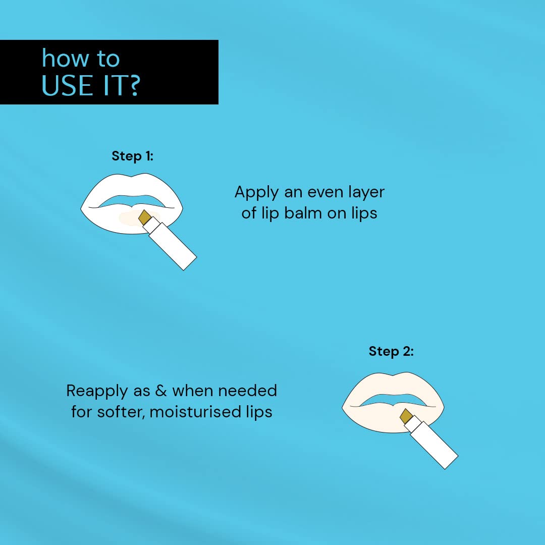 Deconstruct Hyaluronic Acid Lip Balm With 1% Cupuacu Butter | For Fuller lips, Dry Lips, Reduces Flakiness | Protects & Nourishes Dry Chapped Lips | Lip Balm For Women & Men | 4gm