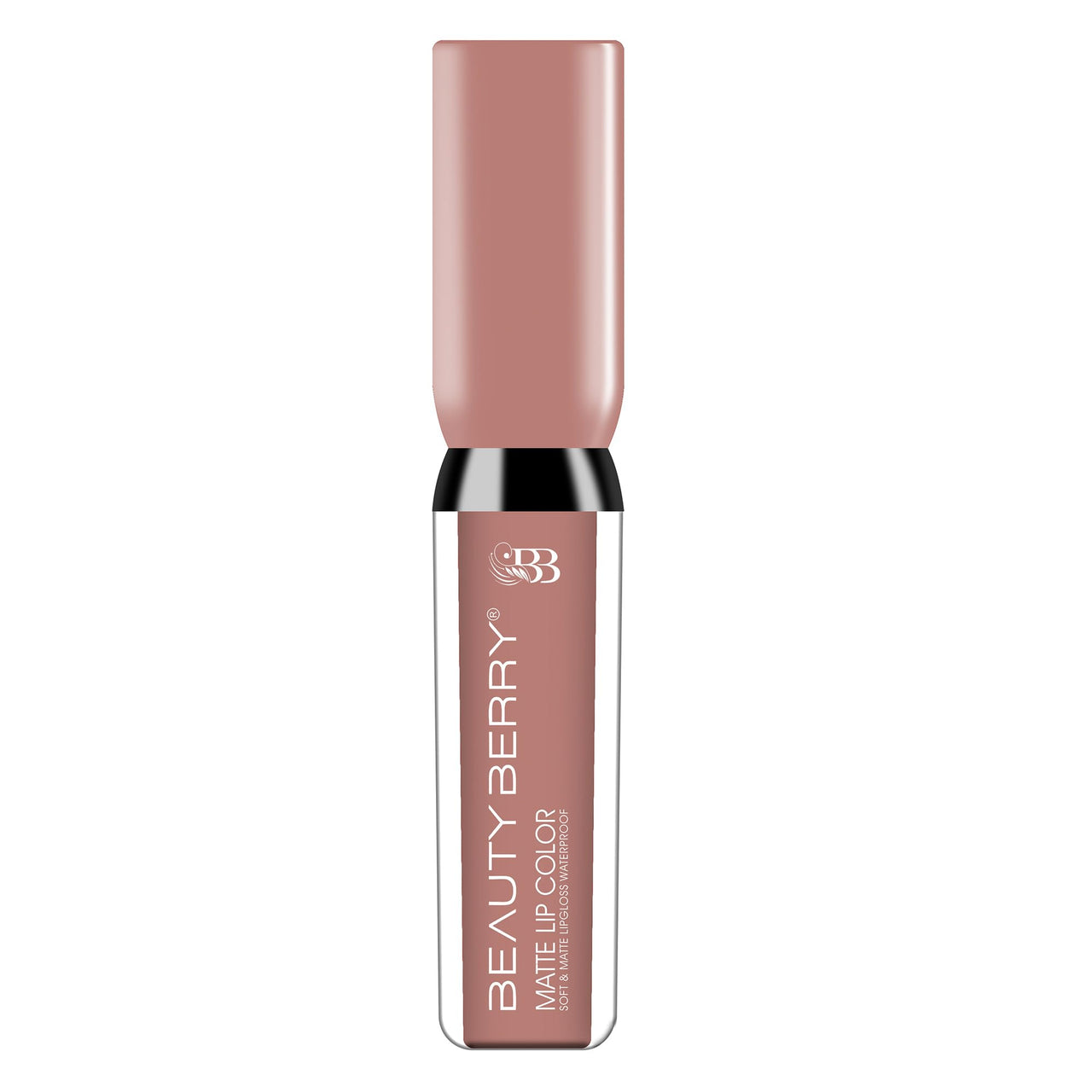 Beauty Berry Soft & Matte Waterproof Lip Color Liquid Lipstick | Rich Pigment, Long Lasting Liquid Lipstick | Non-Transfer Liquid Lipstick for Women Enriched with Vitamin E (23 - Pep Talk, 4.5 ml)