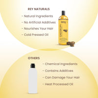 Rey Naturals Cold Pressed Castor Oil, 200ml