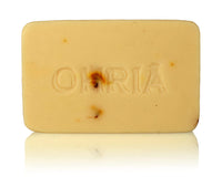 Ohria Ayurveda Haldi, Besan & Marigold Bathing Bar | Gentle Cleansing, Hydrating & Nourishing Soap | Enriched with Turmeric, Gram Flour & Marigold Extract | Ideal for All Skin Types - 120g